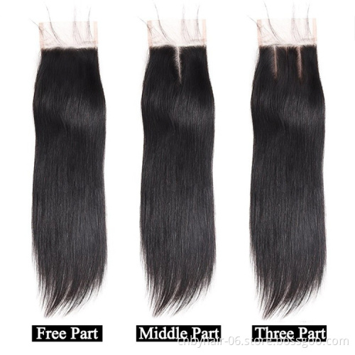 Full Size 4x4 5x5 6x6 Swiss Lace Closure 100% Brazilian Human Hair Transparent Lace Closure,HD Lace Closure